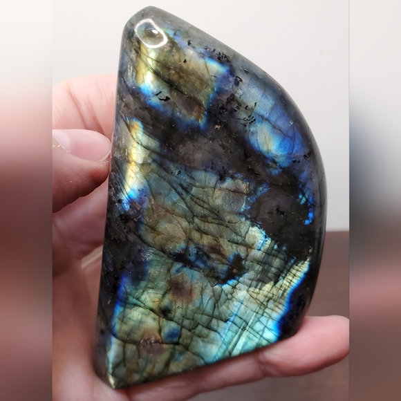 Labradorite Crystal Freeform, Two-Sided Flash, 0.67 Pounds - Picture 9 of 13